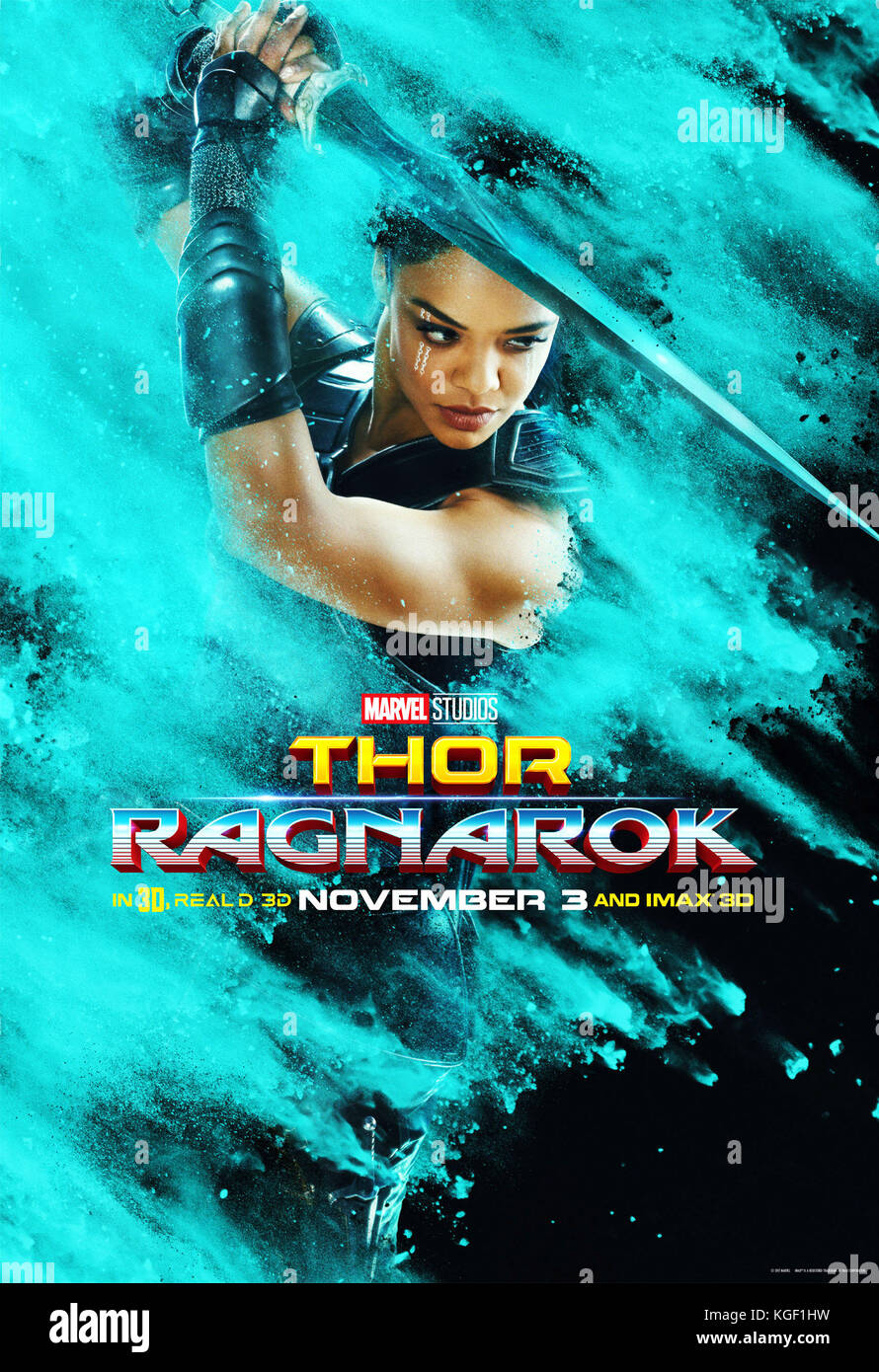 THOR RAGNAROK, US character poster, Tessa Thompson, as Valkyrie, 2017