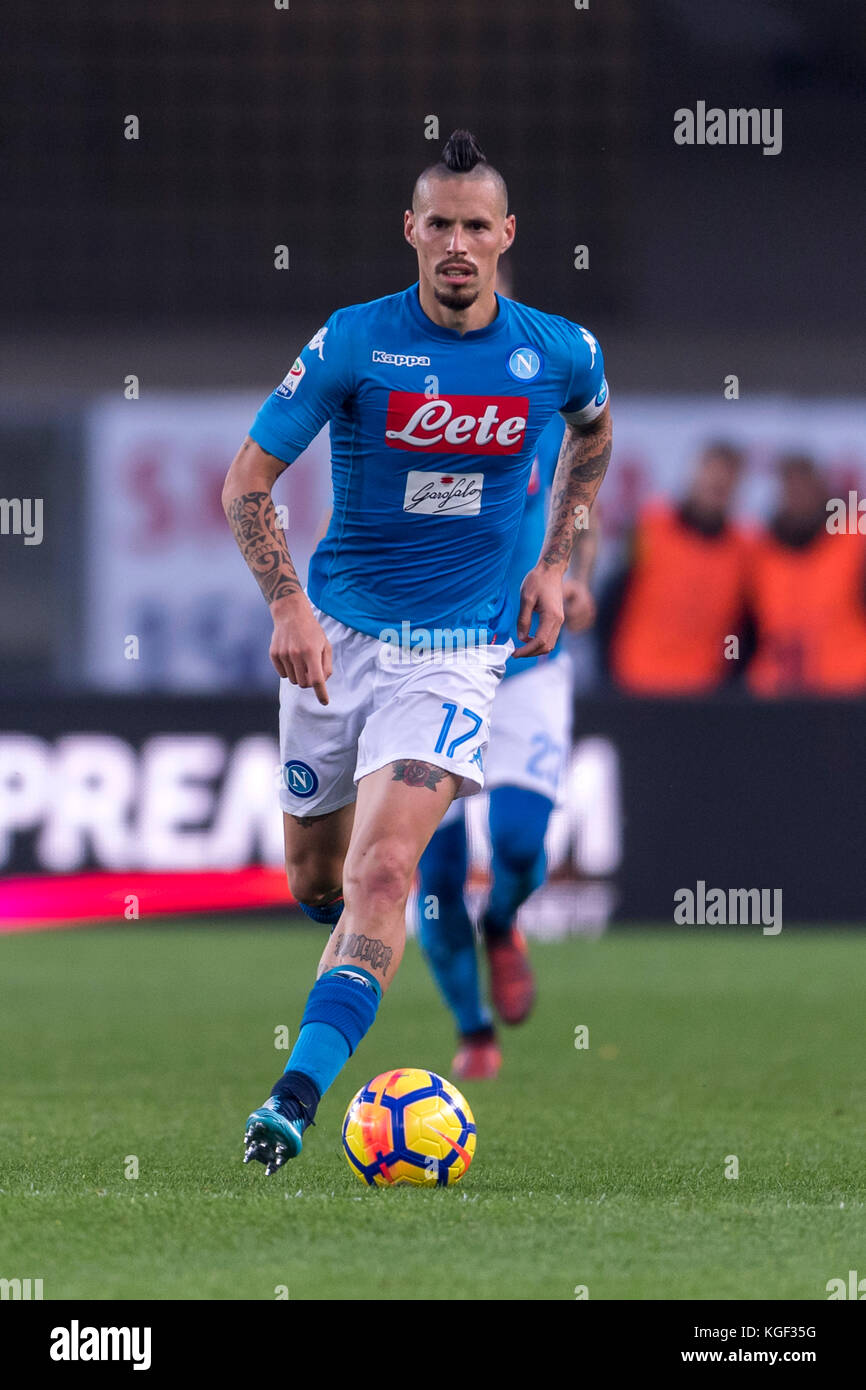 Verona, Italy. 5th Nov, 2017. Marek Hamsik (Napoli) Football/Soccer ...