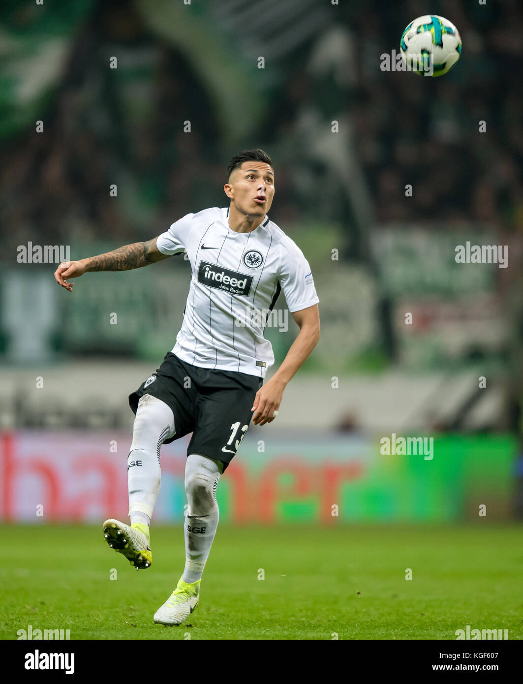 Frankfurt's Carlos Salcedo in action during the Bundesliga soccer match