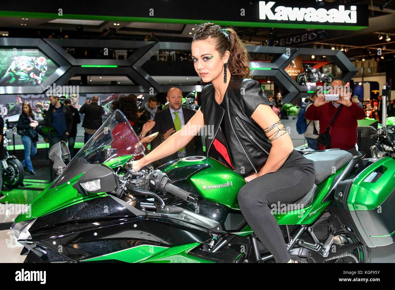 Milan, Italy. 07th Nov, 2017. Milan. EICMA Motorcycle and Cycle Fair  Opening Day In photo: Credit: Independent Photo Agency/Alamy Live News  Stock Photo - Alamy