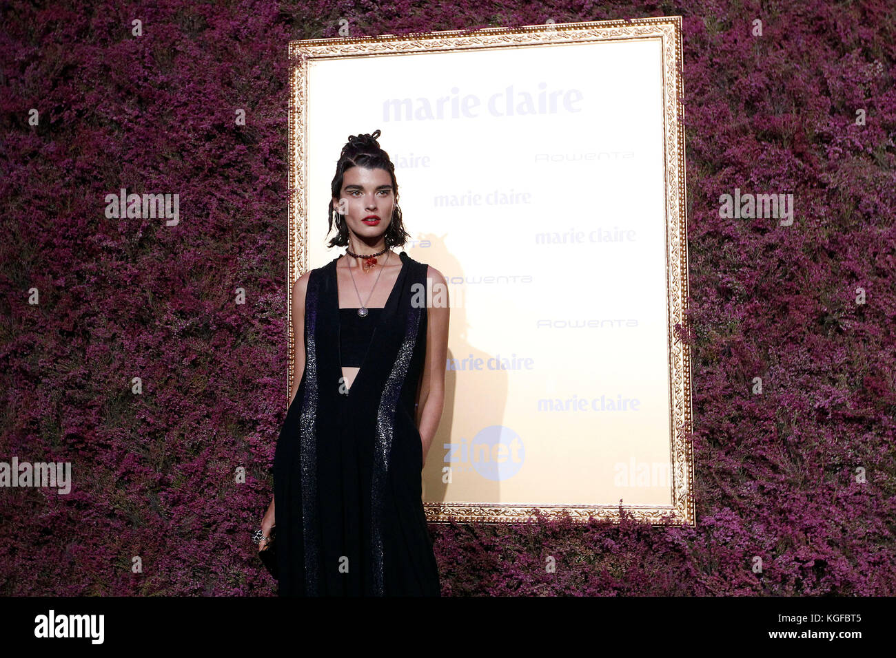 Madrid, Spain. 7th Nov, 2017. Model Crystal Renn during the 15 edition of 'Marie Claire Fashion Prix' Awards in Madrid on Tuesday 07, November 2017. Credit: Gtres Información más Comuniación on line, S.L./Alamy Live News Stock Photo