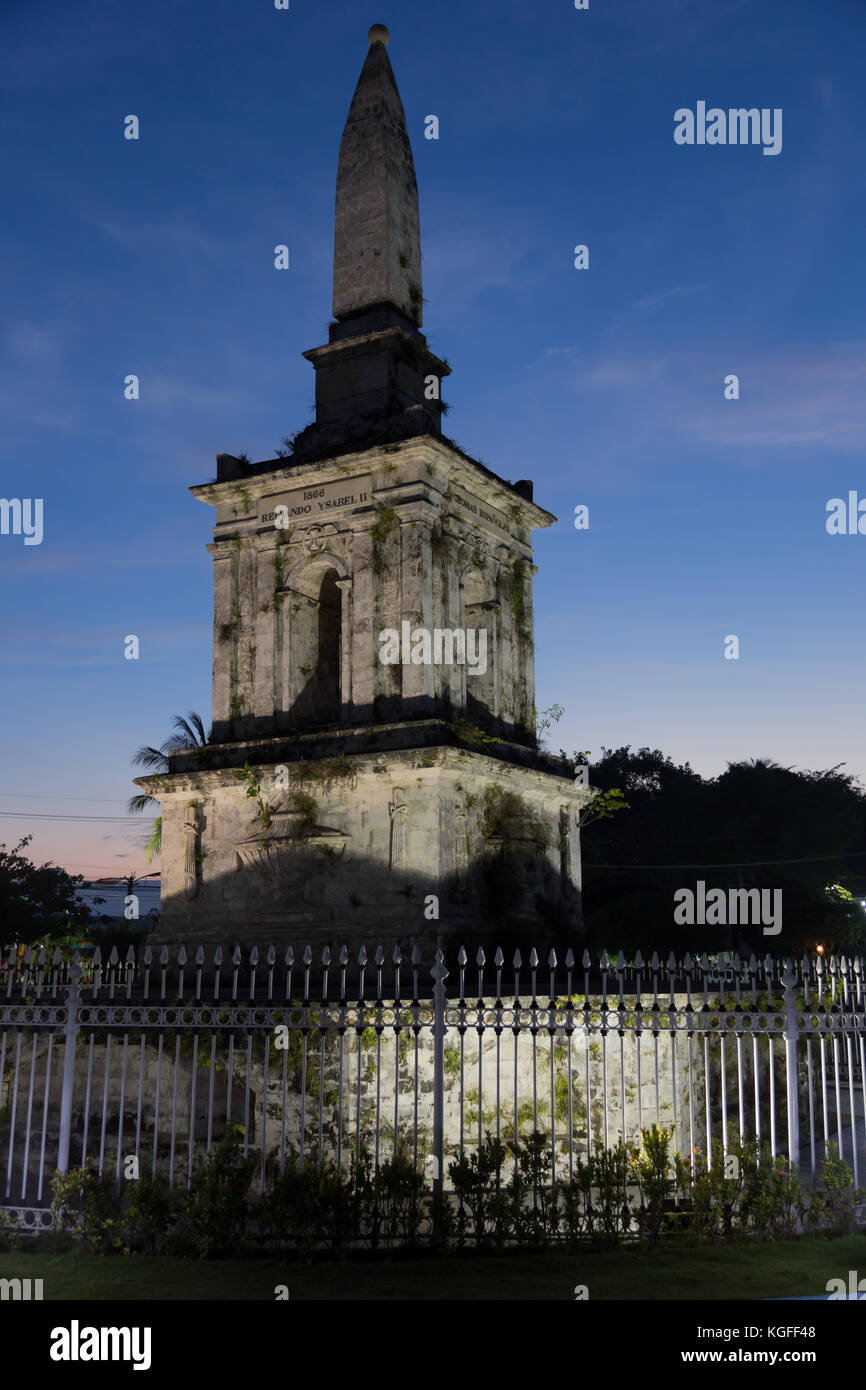 Asia, Philippines, Cebu, Mactan, Mactan Shrine, dedicated to Lapu Lapu Stock Photo