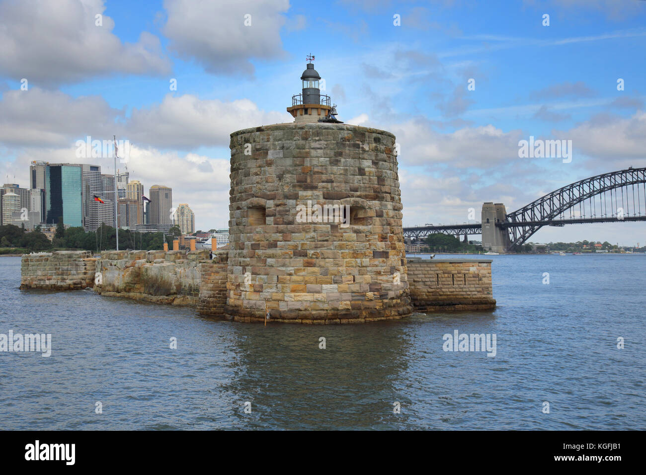 fort denison in sydney harbour   new south wales australia Stock Photo