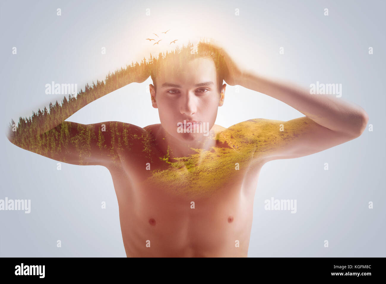 Young guy lost in thoughts hi-res stock photography and images - Alamy