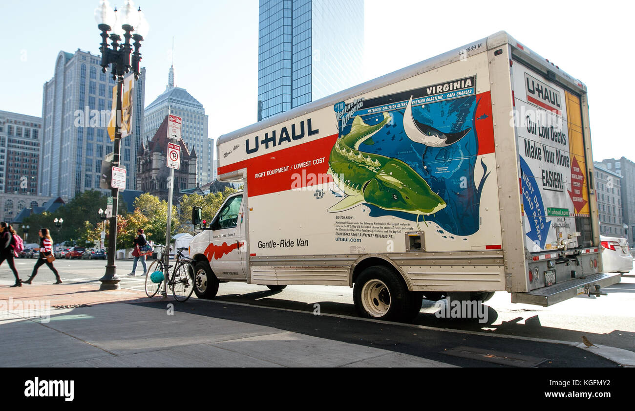 U haul moving truck hires stock photography and images Alamy