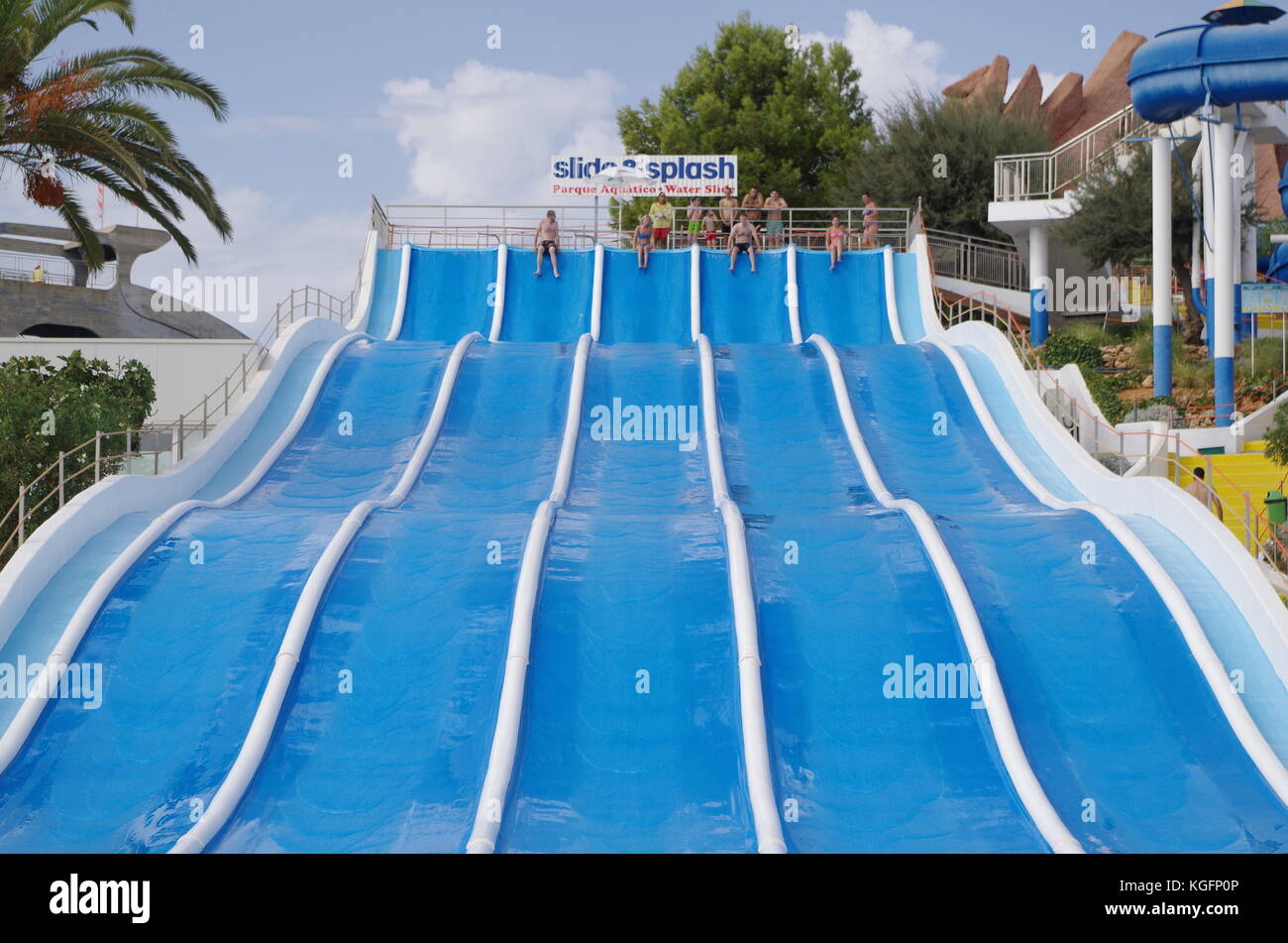 Slide and Splash Water Park in Lagoa, Algarve, Portugal Stock Photo Alamy