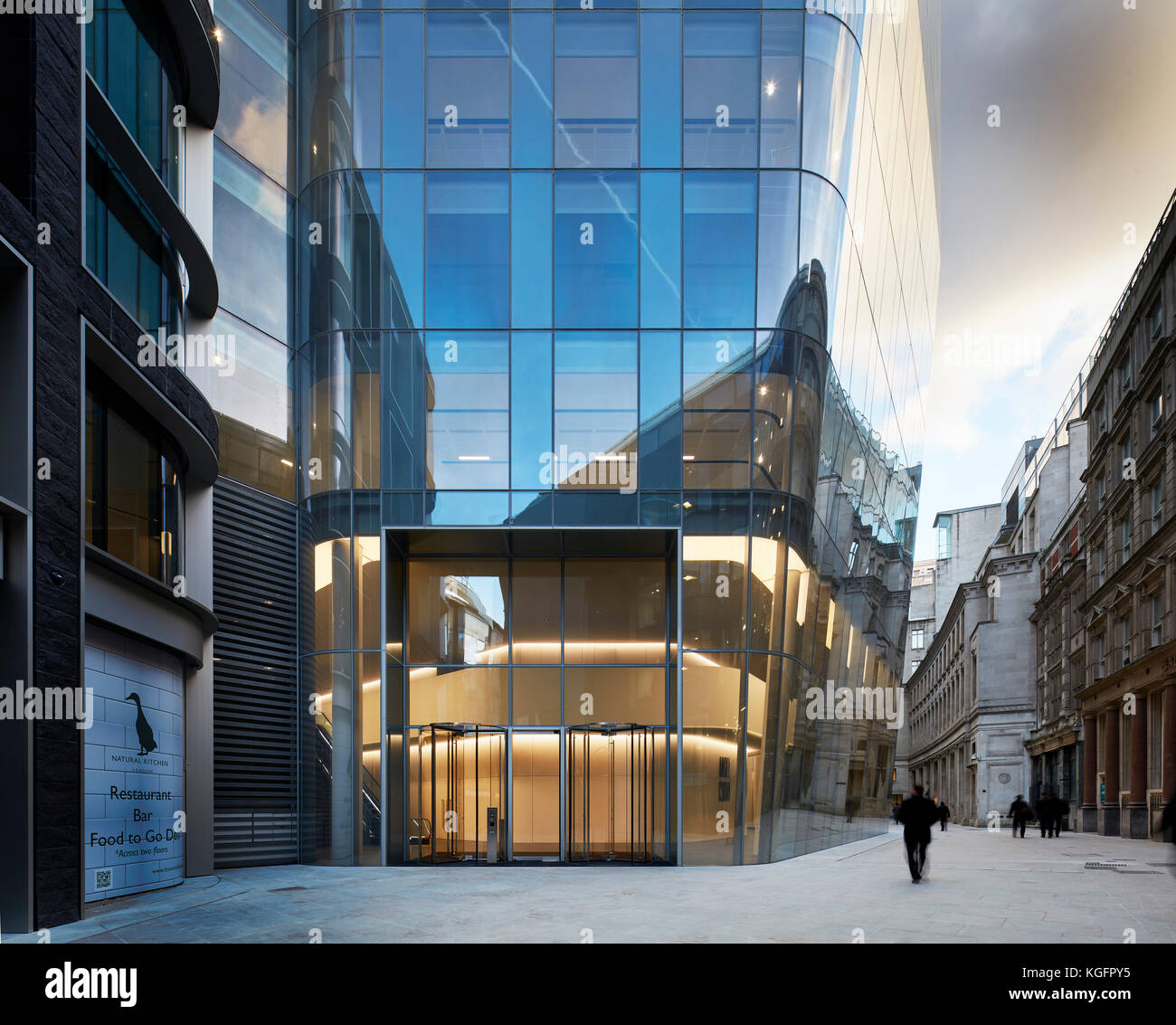 View from street. Angel Court, London, United Kingdom. Architect Fletcher Priest Architects LLP