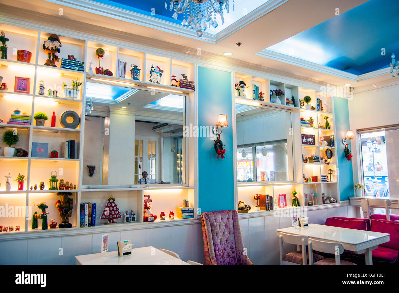 Coffee shop interior, Naga Land Hotel, Naga City, Camarines Sur, Bicol