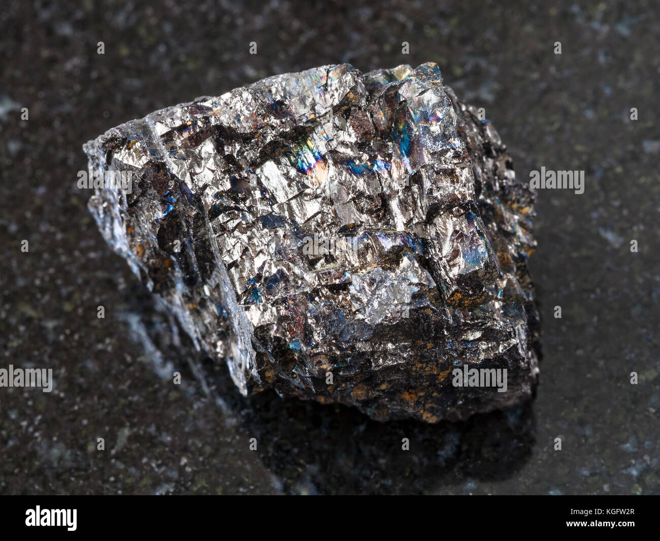 macro shooting of natural mineral rock specimen raw Black coal stone