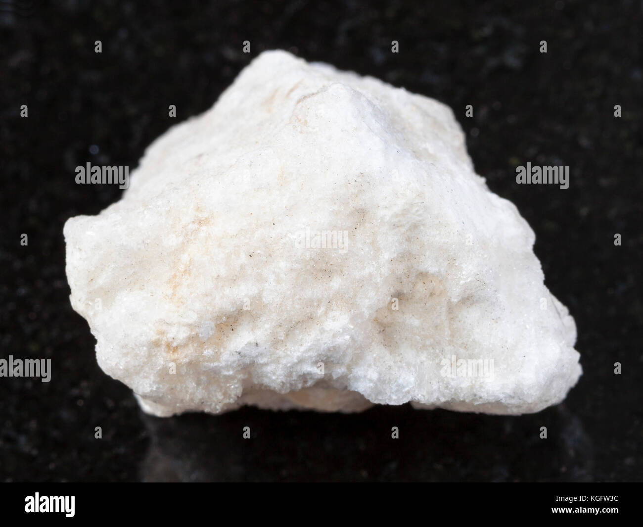 macro shooting of natural mineral rock specimen - raw anhydrite stone ...