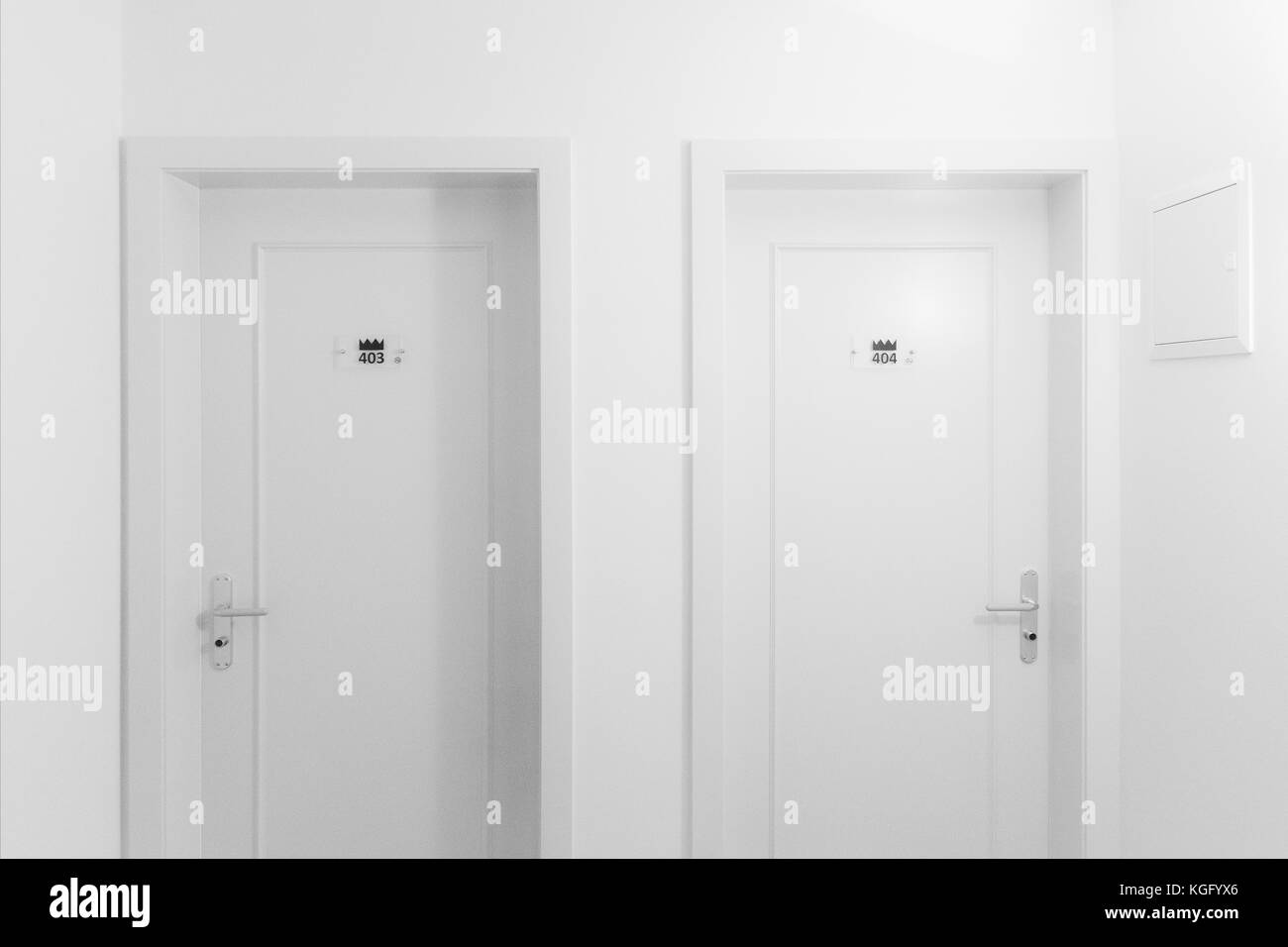 Swiss doors Black and White Stock Photos & Images - Alamy