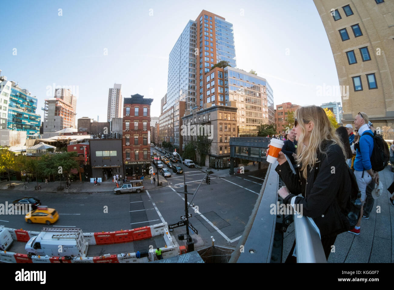 The High Line, Chelsea, New York City, United States of America Stock ...
