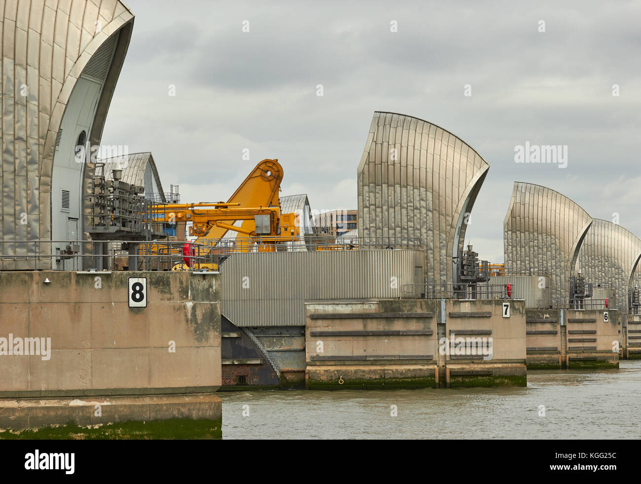 Thames Barrier, Greenwich, London, United Kingdom Stock Photo Alamy