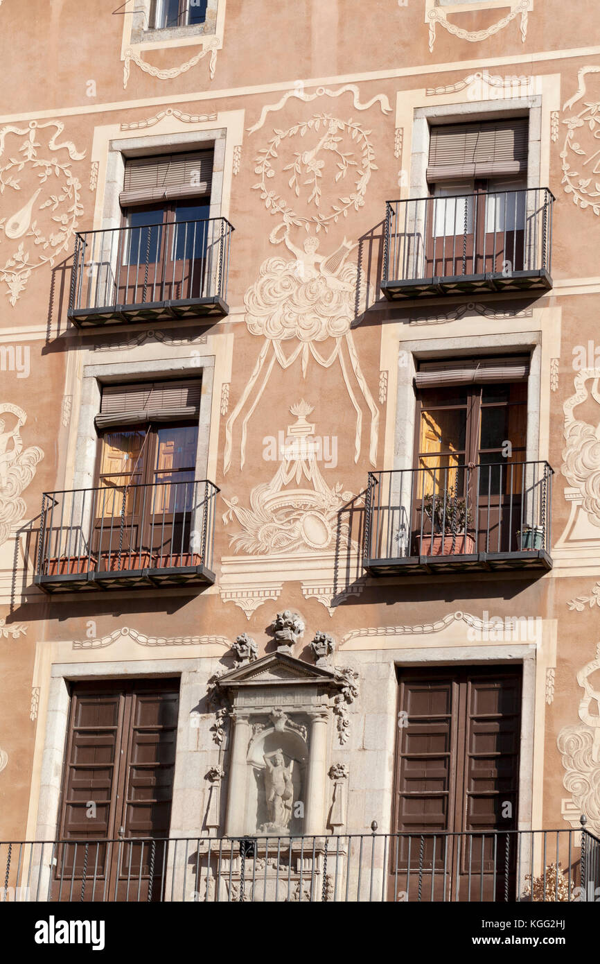 Spain, Barcelona, Spanish balconies Stock Photo - Alamy