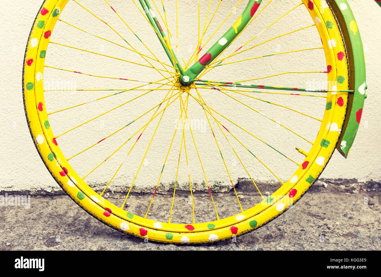 Funny vintage bicycle Stock Photo - Alamy