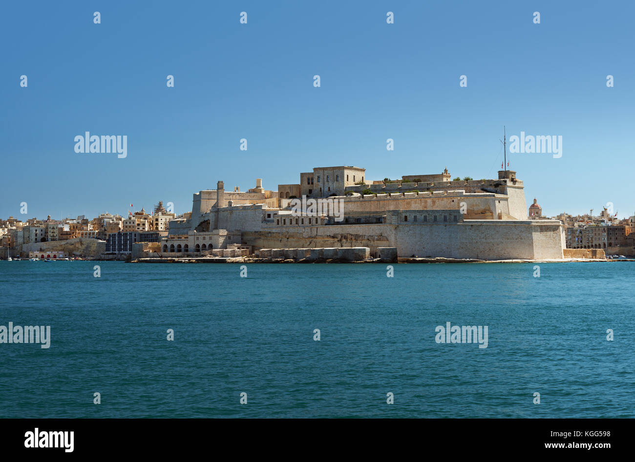 Fort Angelo (Malta) Stock Photo