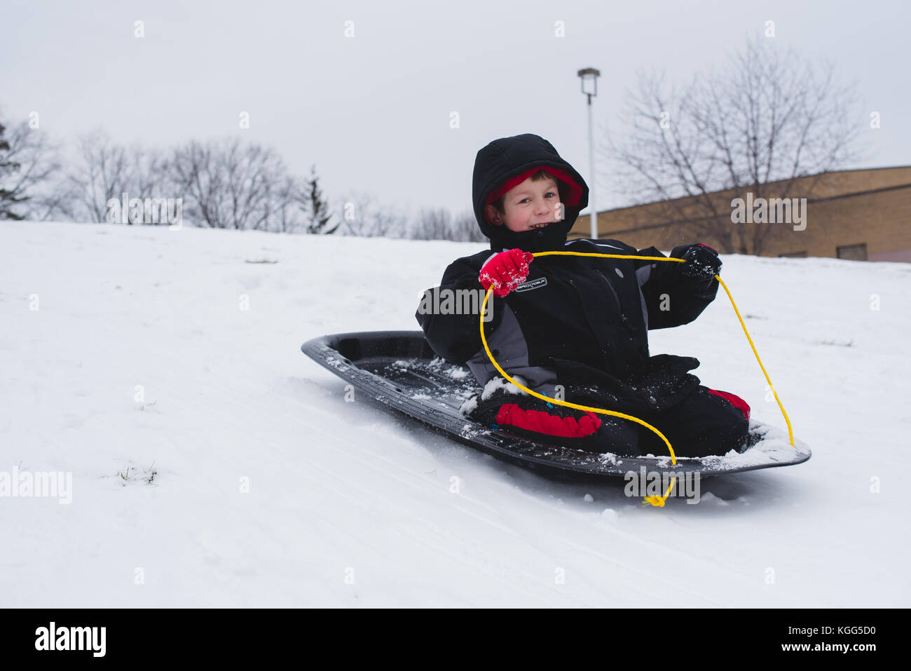 boy slides