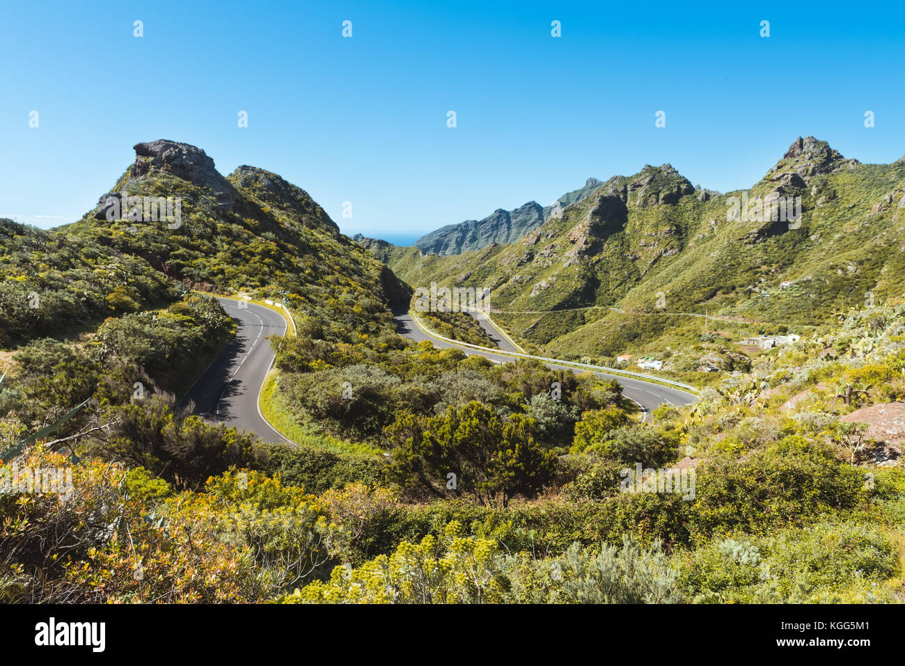 Anaga Mountains, Taganana, Tenerife Stock Photo
