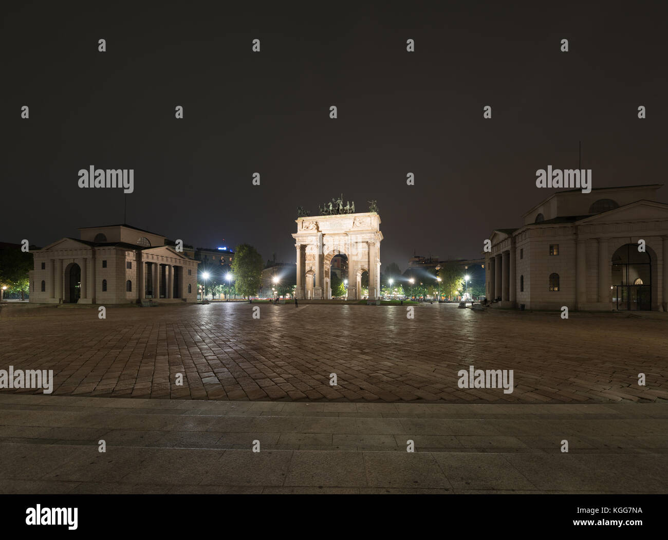 Arc of Peace (Arco della Pace) Stock Photo