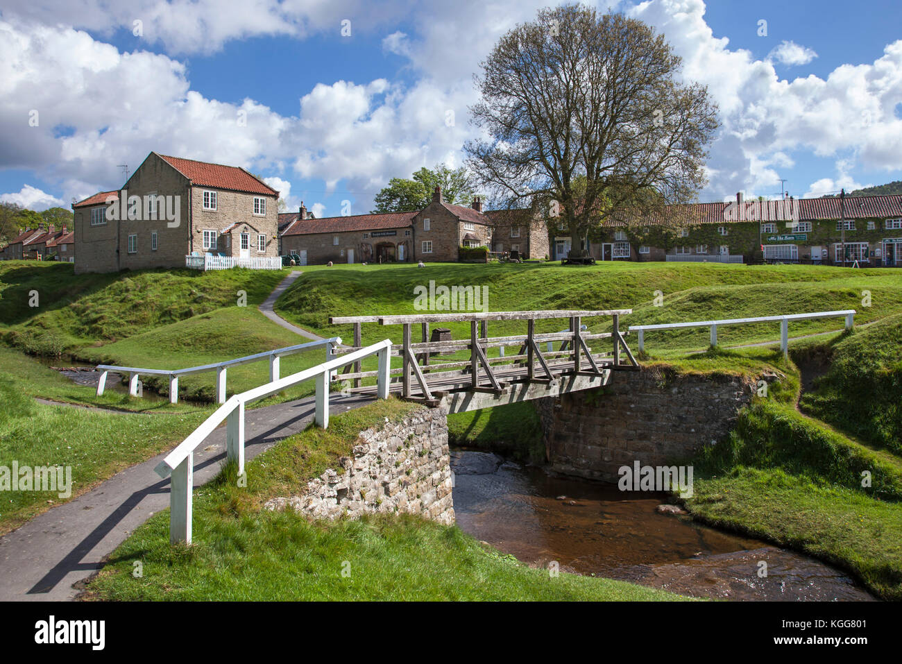 Hutton le Hole North York Moors national park North Yorkshire Stock Photo