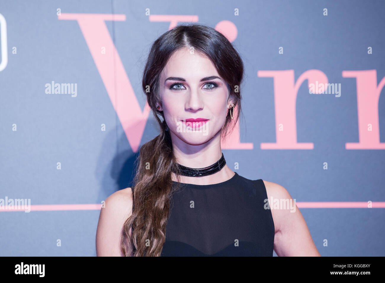 Roma, Italy. 07th Nov, 2017. Italian actress Michelle Carpente during