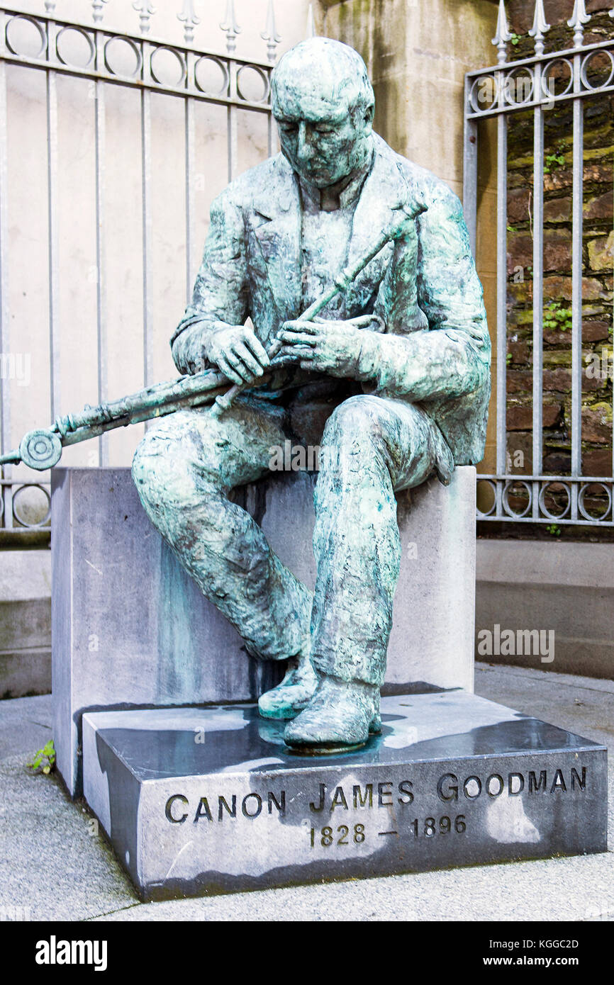 Canon Goodman Statue Skibbereen West Cork Ireland Stock Photo