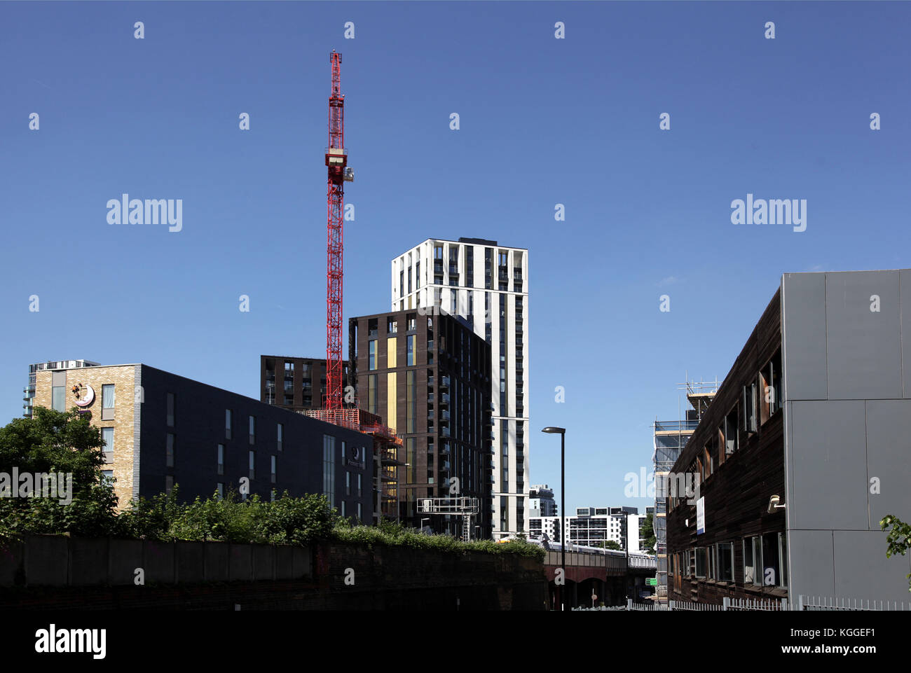 Lewisham town centre showing redevelopment in 2017. Lewisham is the ...
