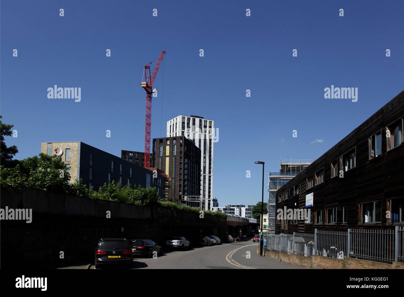 Lewisham town centre showing redevelopment in 2017. Lewisham is the ...