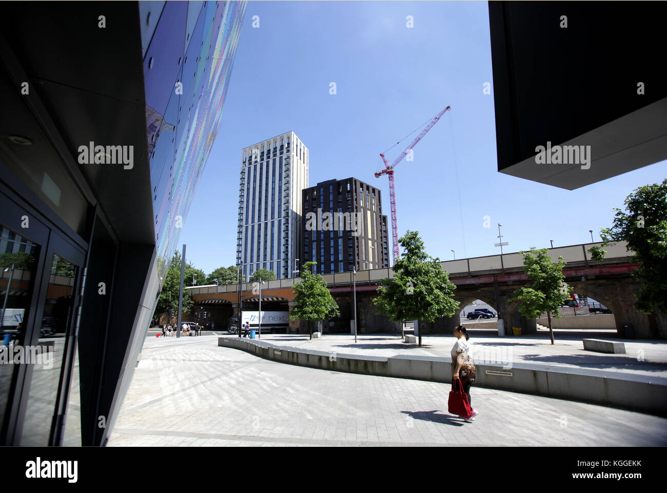 Lewisham town centre showing redevelopment in 2017. Lewisham is the ...