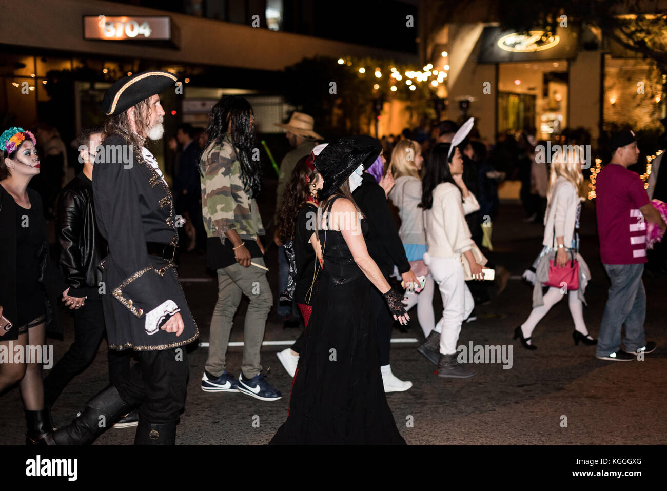 LOS ANGELES - OCTOBER 31: Halloween Parade in West Hollywood. October 31, 2017 in Los Angeles, CA Stock Photo