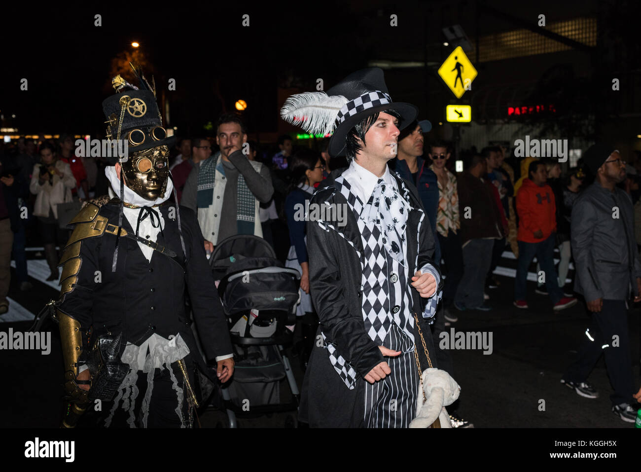 LOS ANGELES - OCTOBER 31: Halloween Parade in West Hollywood. October 31, 2017 in Los Angeles, CA Stock Photo