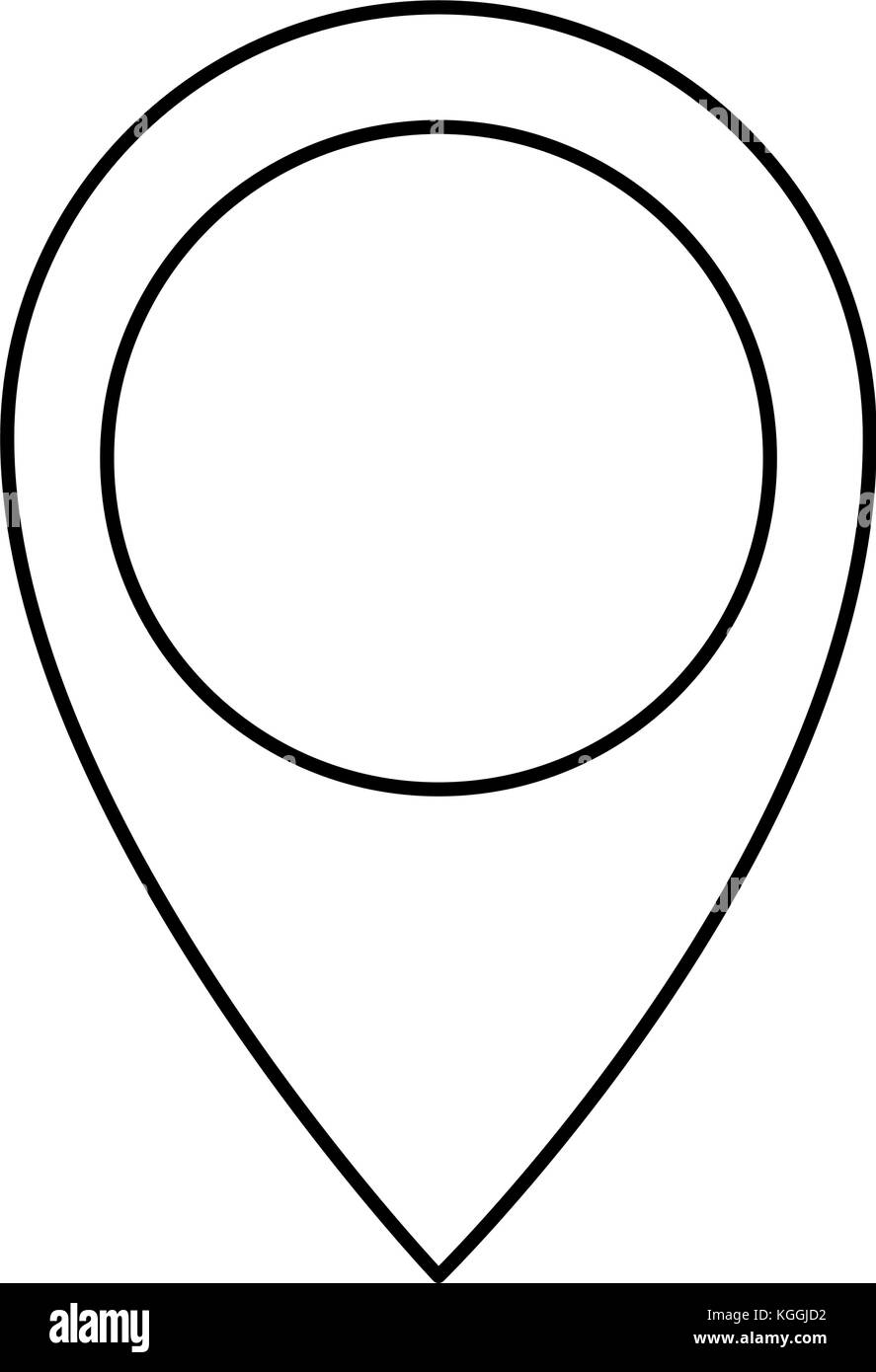 pin pointer location icon vector illustration design Stock Vector Image ...
