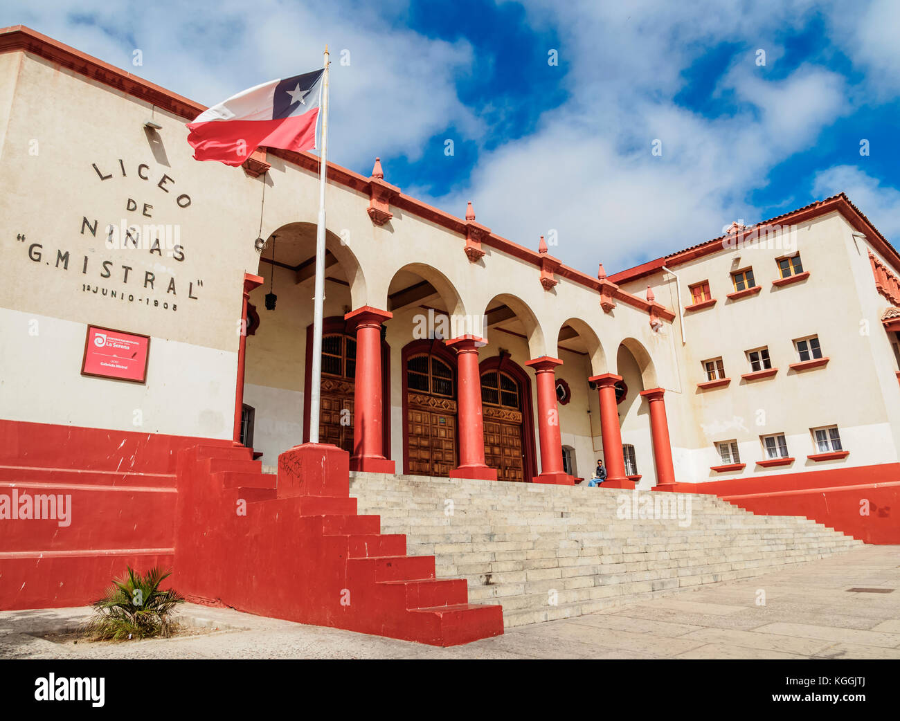 Gabriela Mistral School, La Serena, Coquimbo Region, Chile Stock Photo