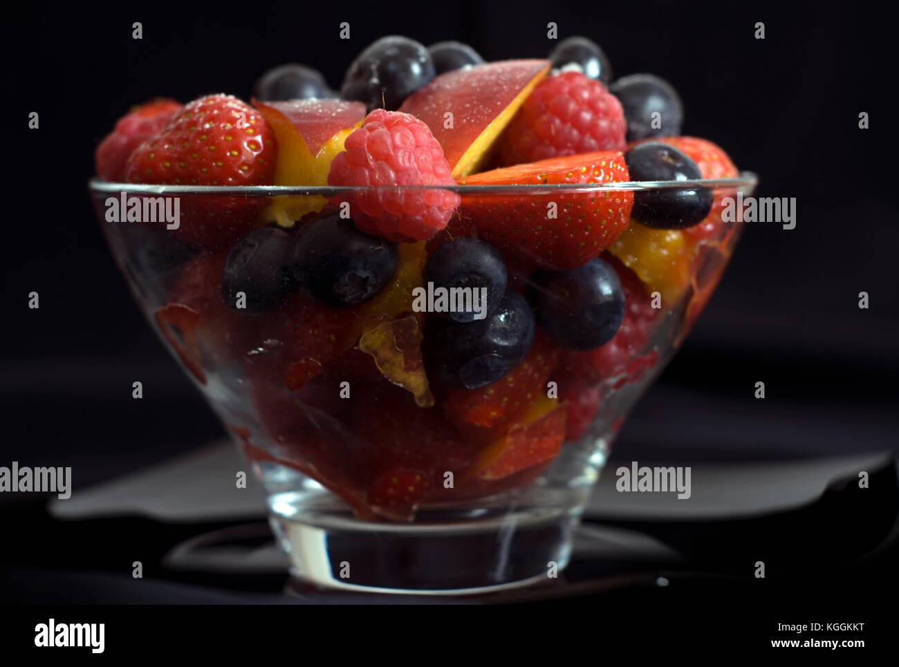 A bowl of fresh fruit. Stock Photo