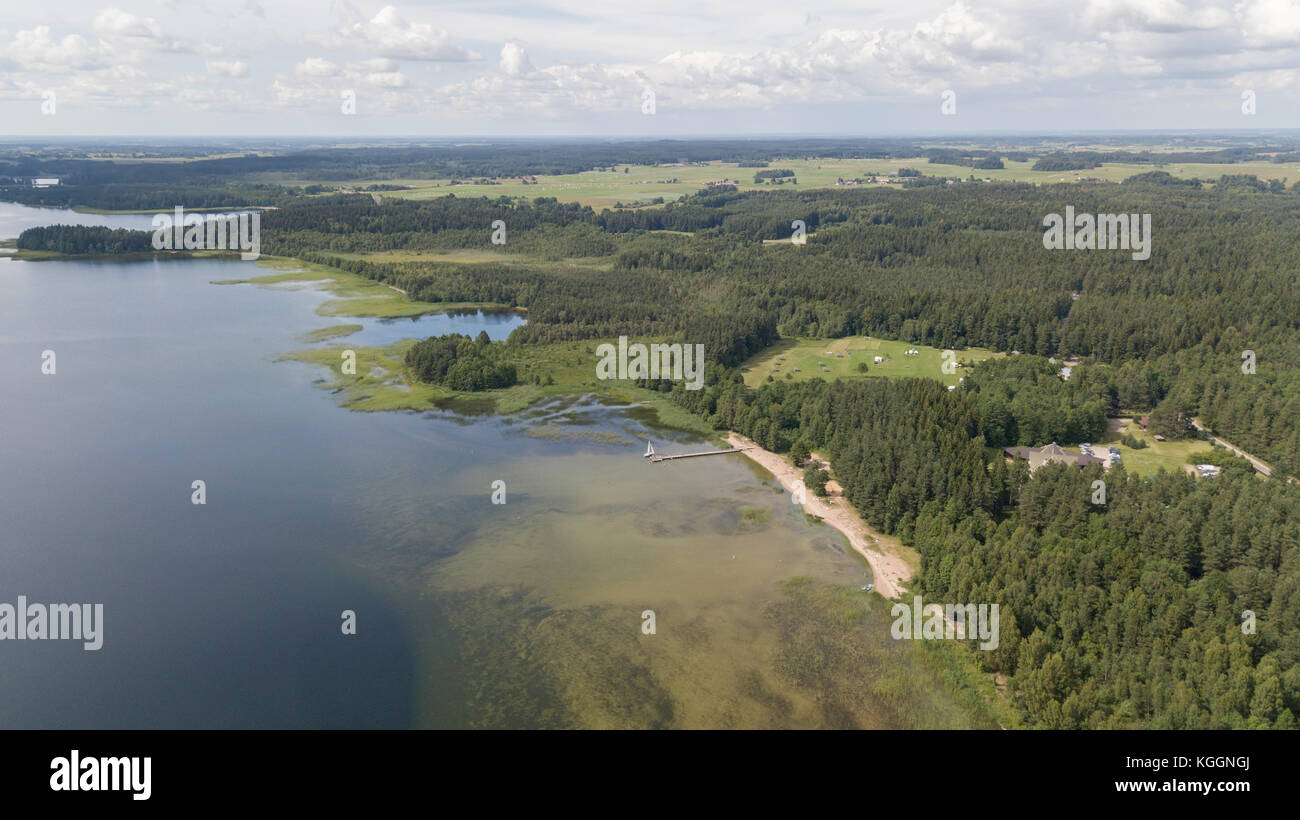 plateliai-lake-lithuania-aerial-drone-top-view-stock-photo-alamy
