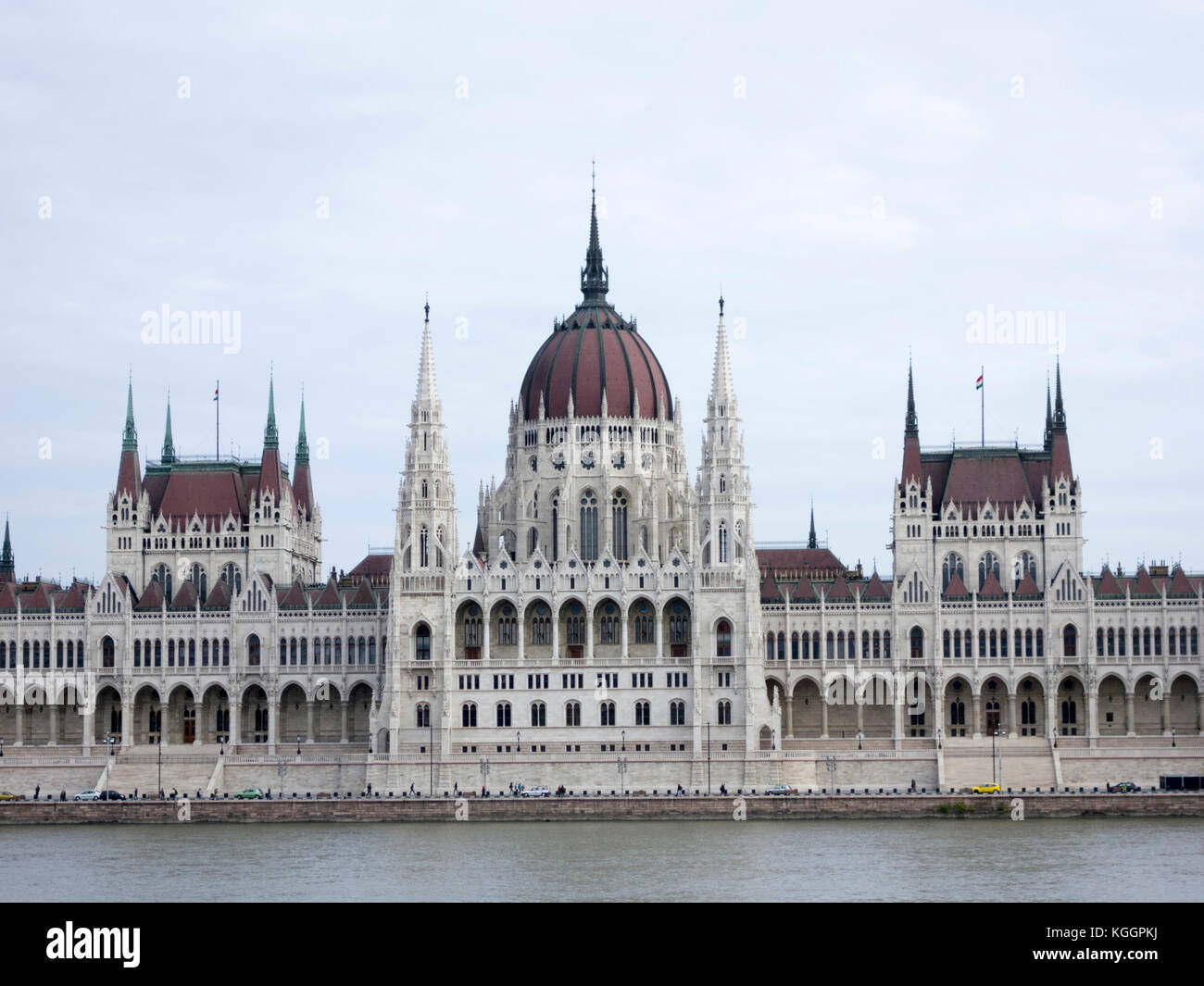 Hungarian Parliament Building Stock Photo