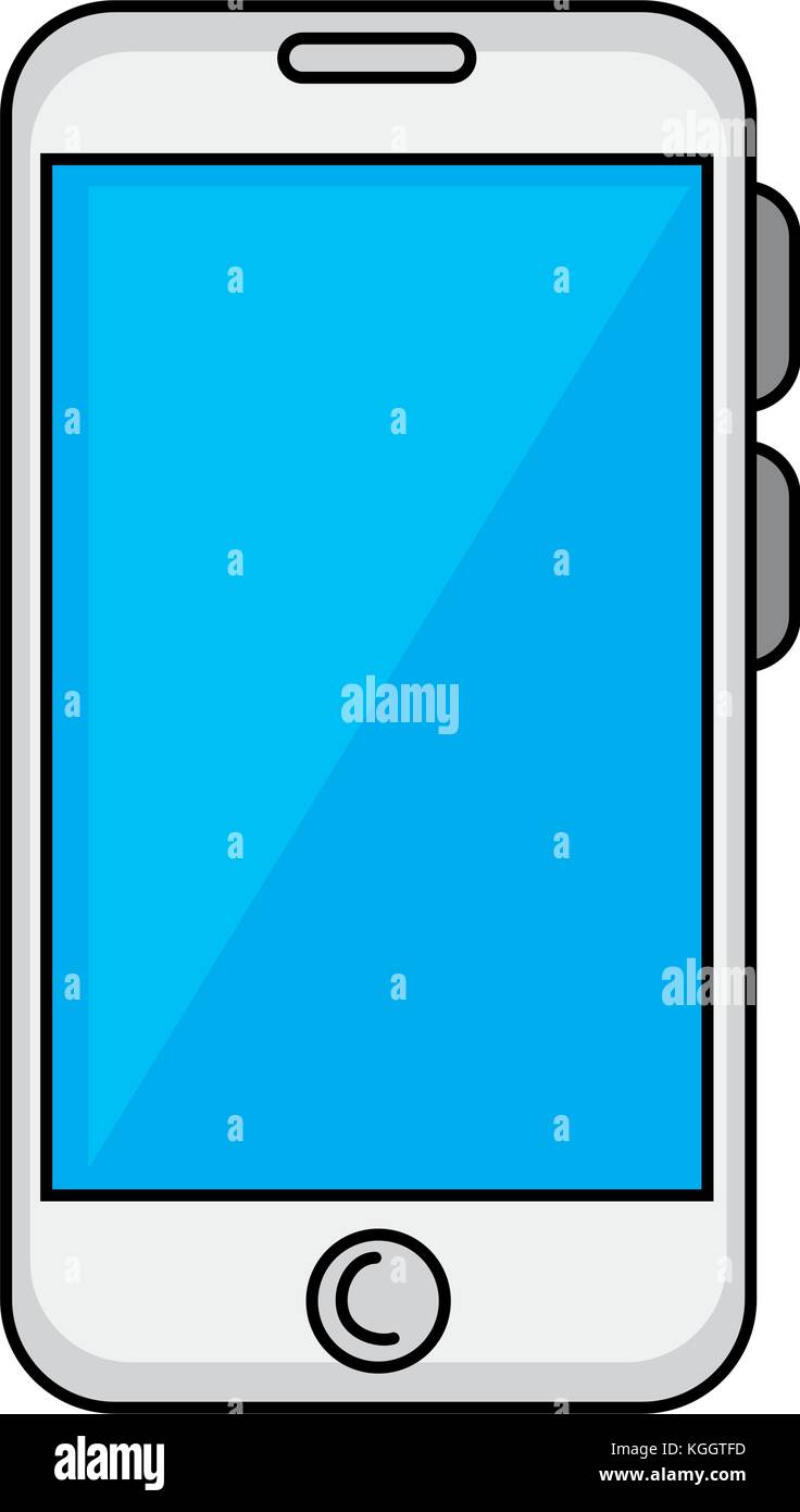 smartphone device isolated icon Stock Vector Image & Art - Alamy