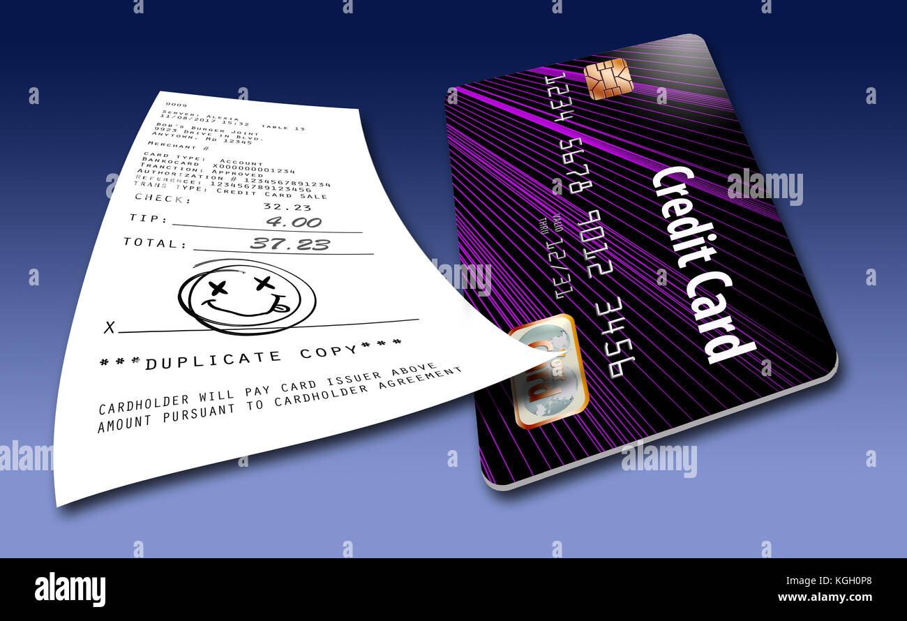 Signed receipts are going away when using credit cards. Paper receipts