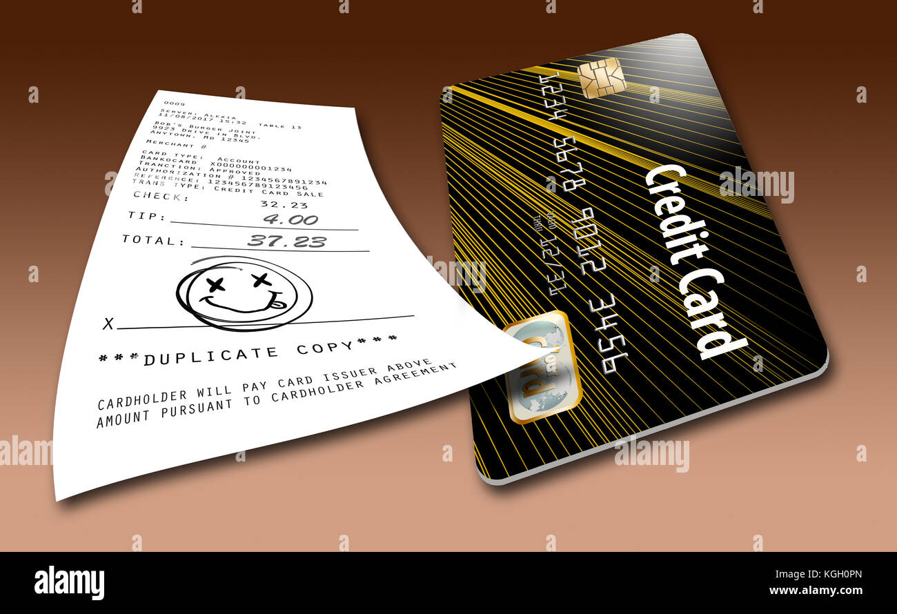 Signed receipts are going away when using credit cards. Paper receipts