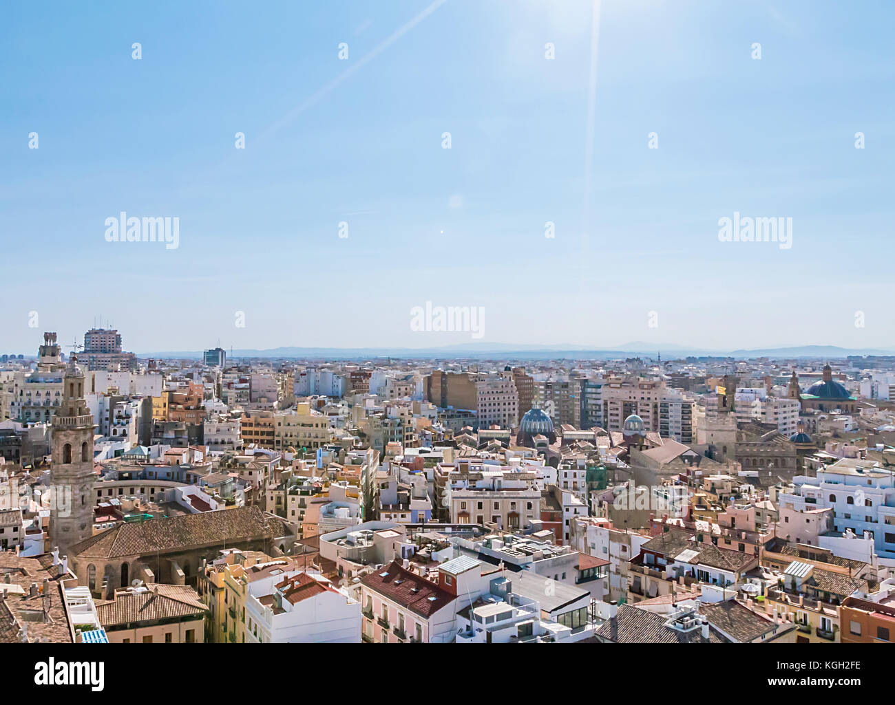 Valencia cathedral aerial hi-res stock photography and images - Alamy