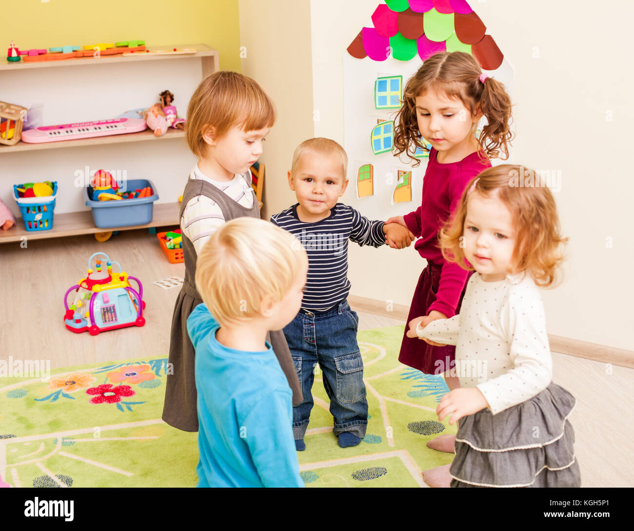 Group of little children Stock Photo Alamy
