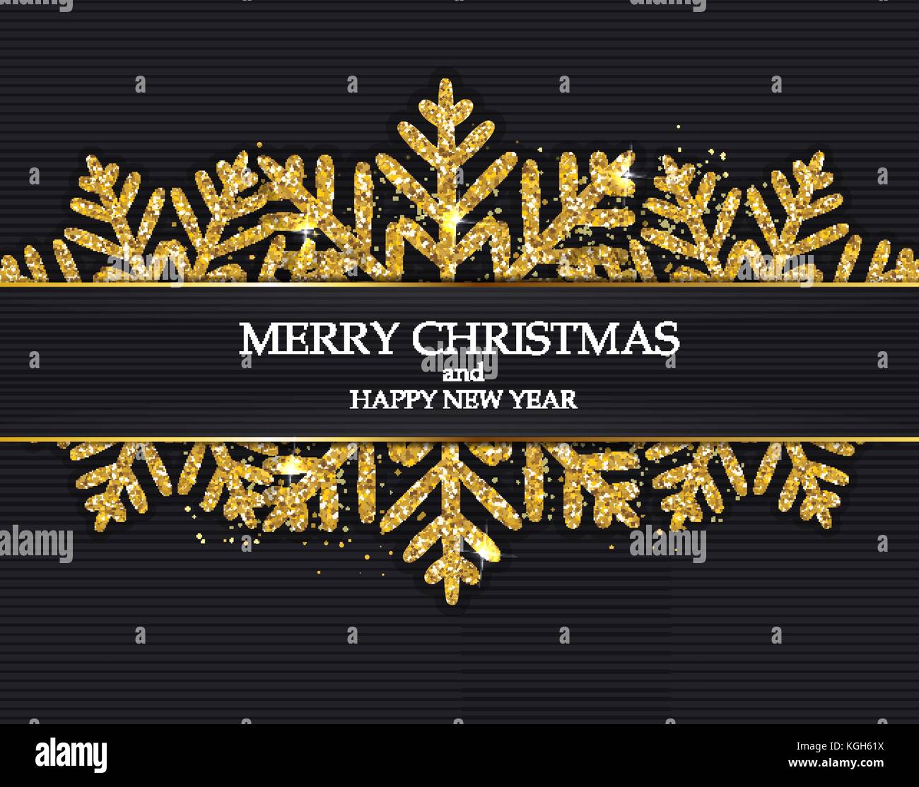 New Year and Merry Christmas Background. Vector Illustration Stock ...
