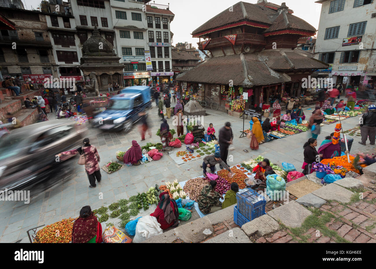 Kathmandu market hires stock photography and images Alamy