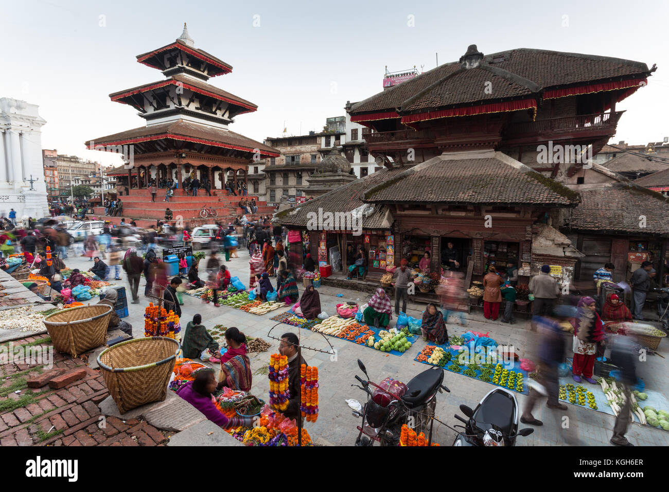 Kathmandu market Stock Photo