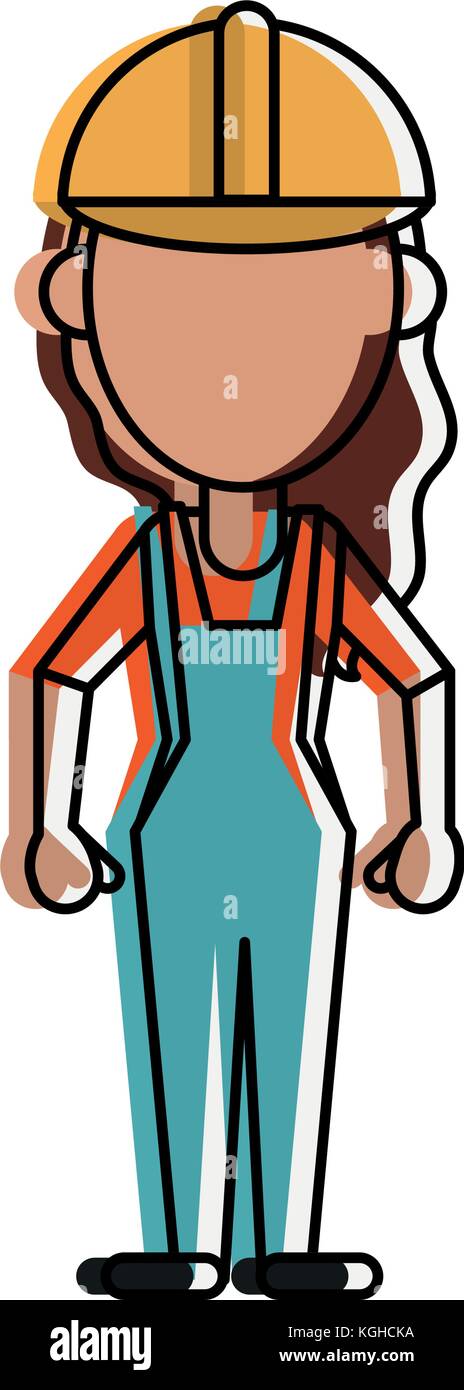 Woman construction worker Stock Vector Image & Art - Alamy