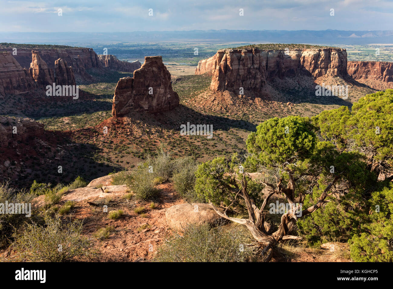 Afternoon Vista, Colorado National Monument, CO Stock Photo