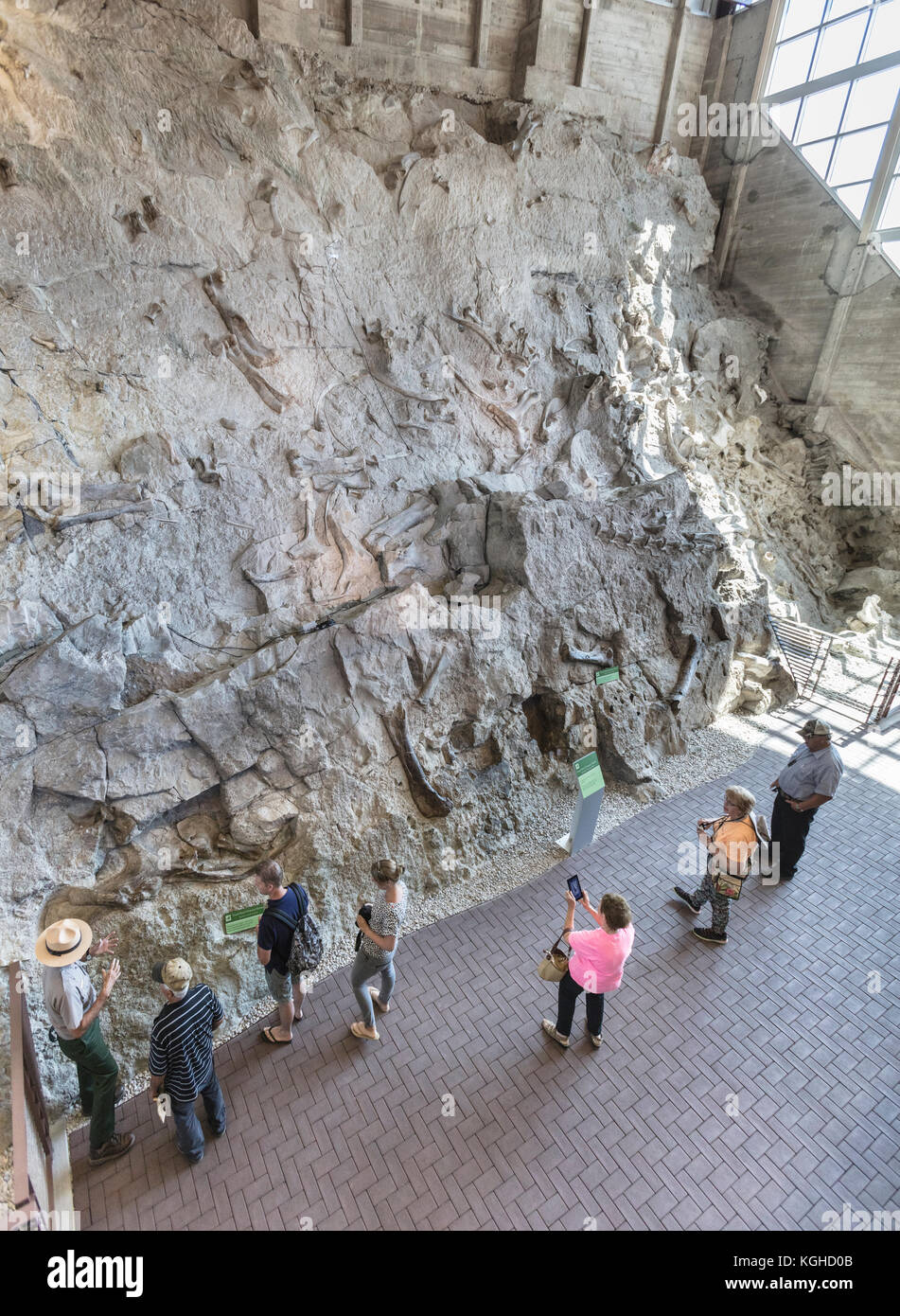 Visitors Center, Dinosaur National Monument, CO Stock Photo