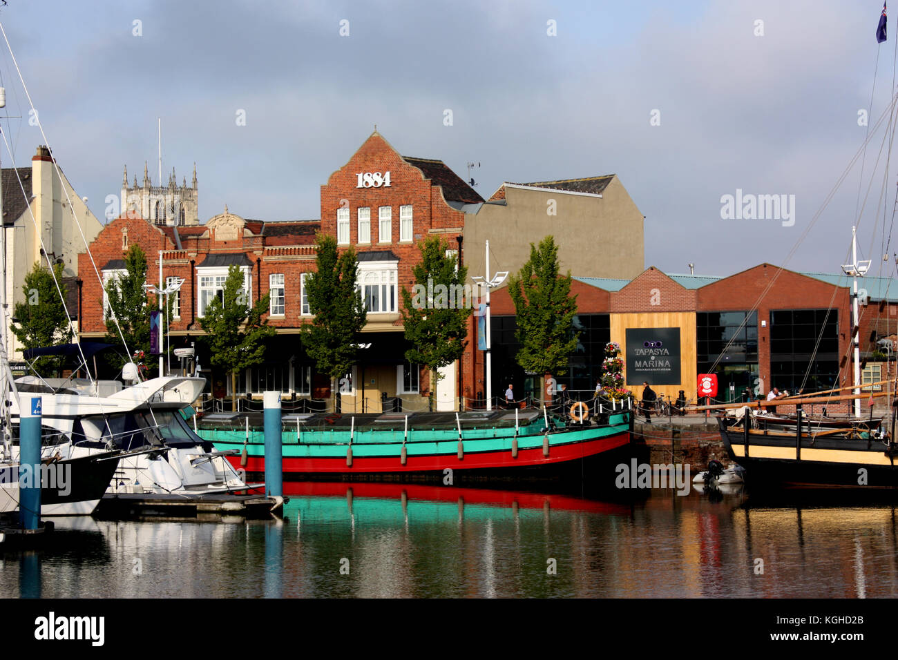 The Marina in Hull, Yorkshire, England Stock Photo Alamy