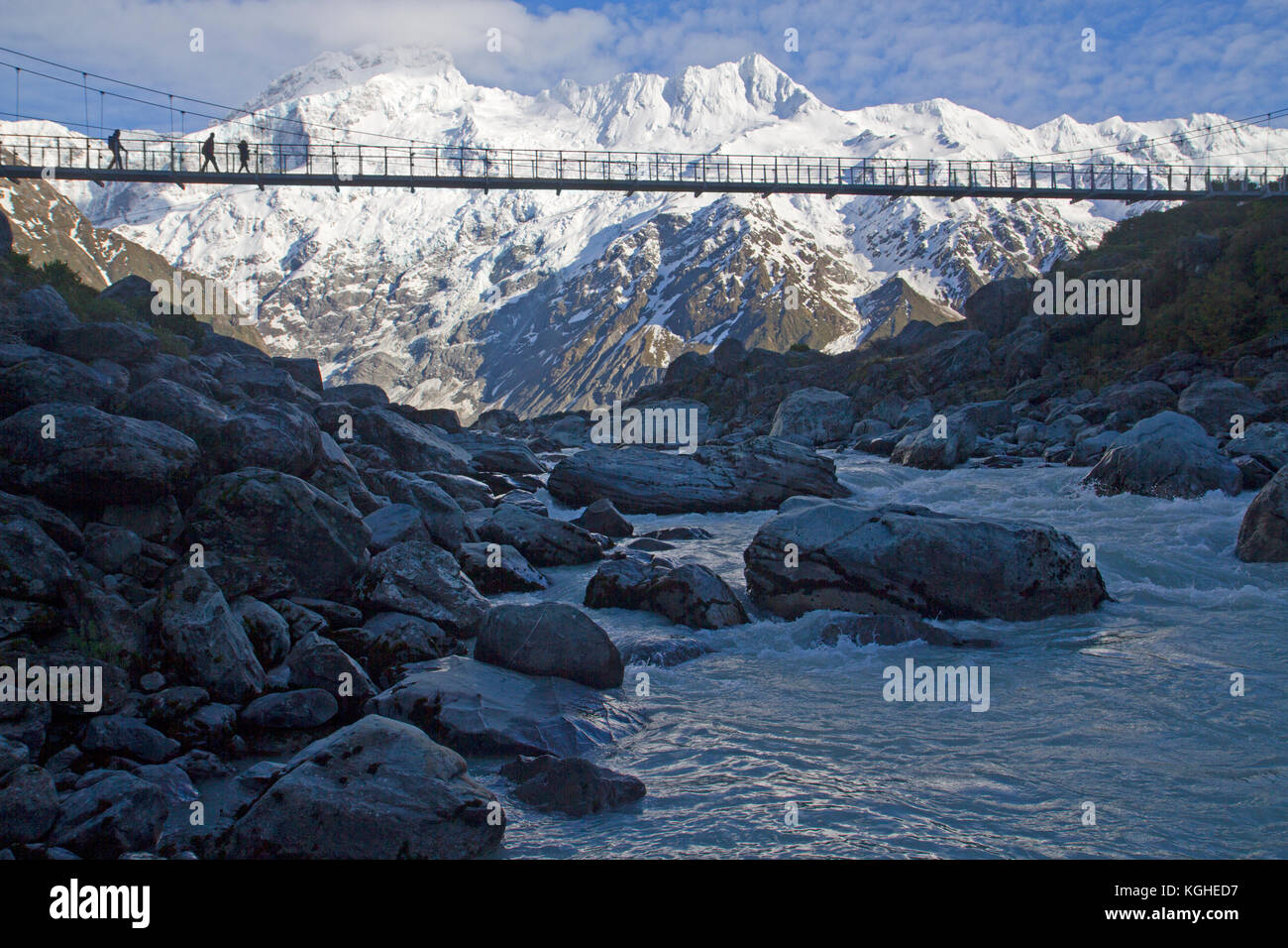 Mount cook bridge new zealand hires stock photography and images Alamy