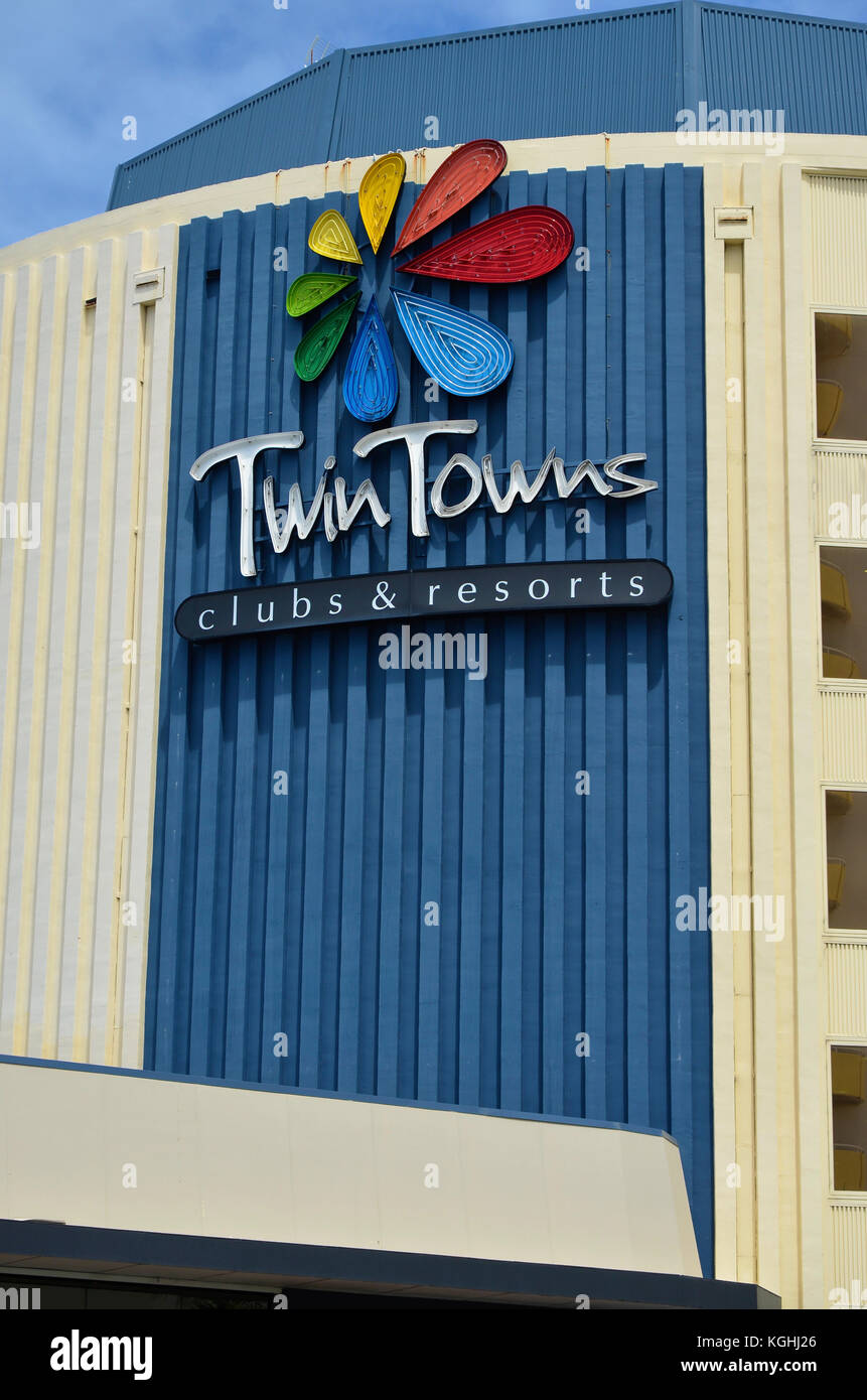 Twin Towns hotel, motel, resort and entertainment centre on the NSW/QLD